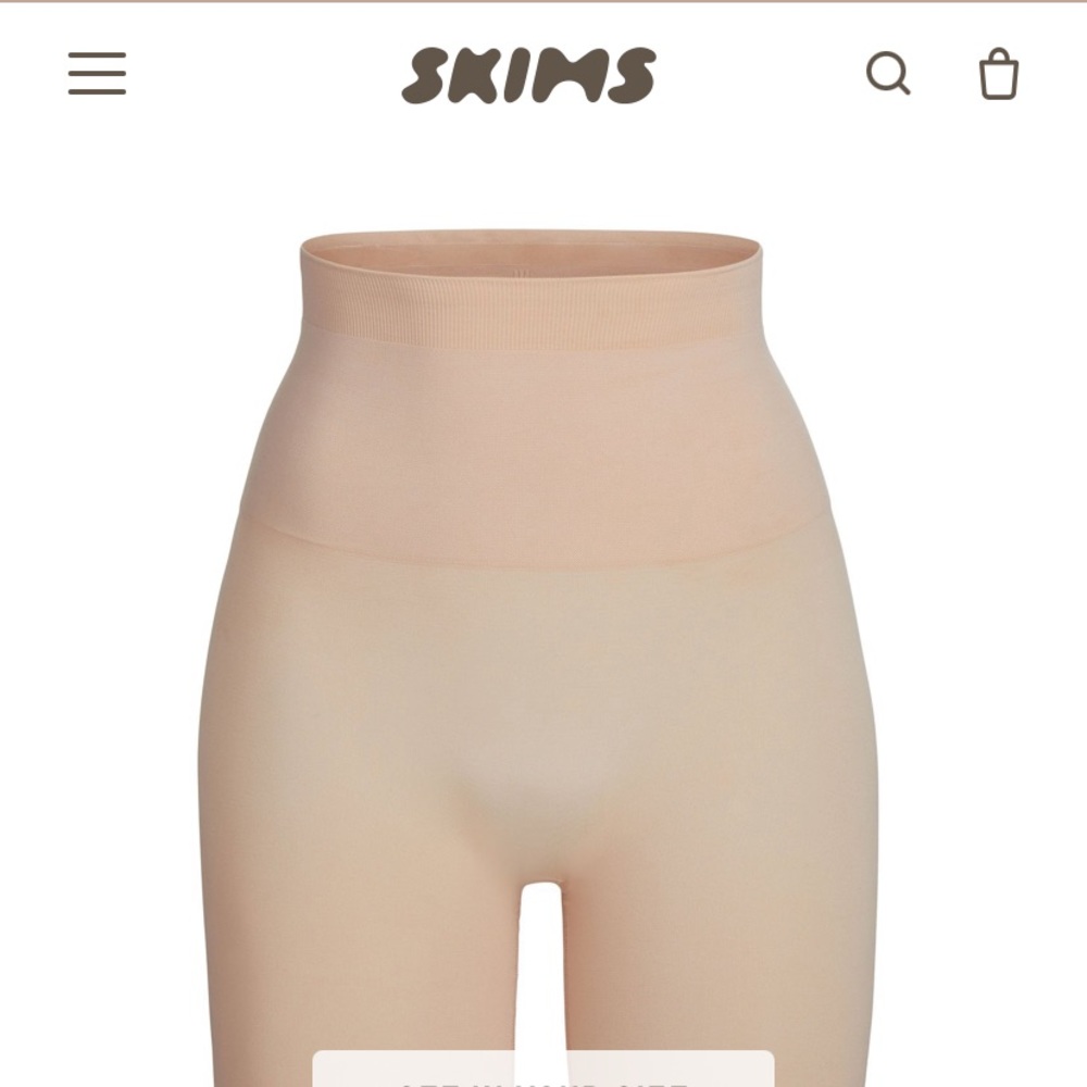 SKIMS core control short mid thigh